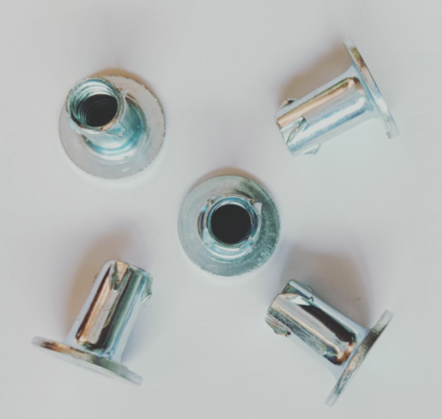 White Zinc Plating Propeller Nuts