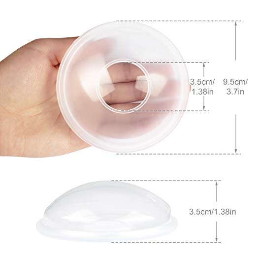 Nipple breastfeeding for travel reusable cups collection saver catcher silicone milk collector breast shell