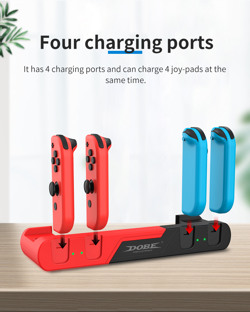 6 in 1 Joy-Con Charging Dock For Nintendo Switch