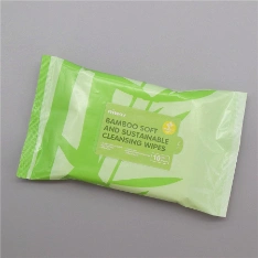 100% Natural Bamboo Fiber Antibacterial Cleaning Wet Wipes