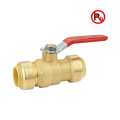 Lead free brass Push Fit Fnpt Ball Valve