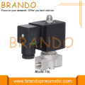 Válvula solenoide de acero inoxidable de 3 vías NC 1/8 &#39;&#39;