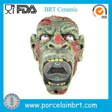 Zombie head hand painted wall mount beer Bottle Opener                
                                    Quality Assured