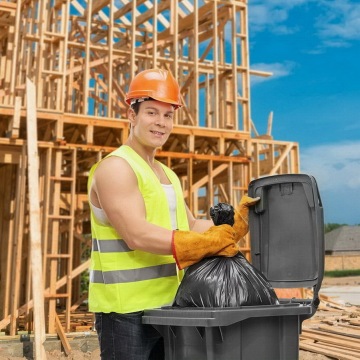 Bolsas de basura plásticas biodegradables