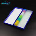 color painted glass slides microscope slide microbiology