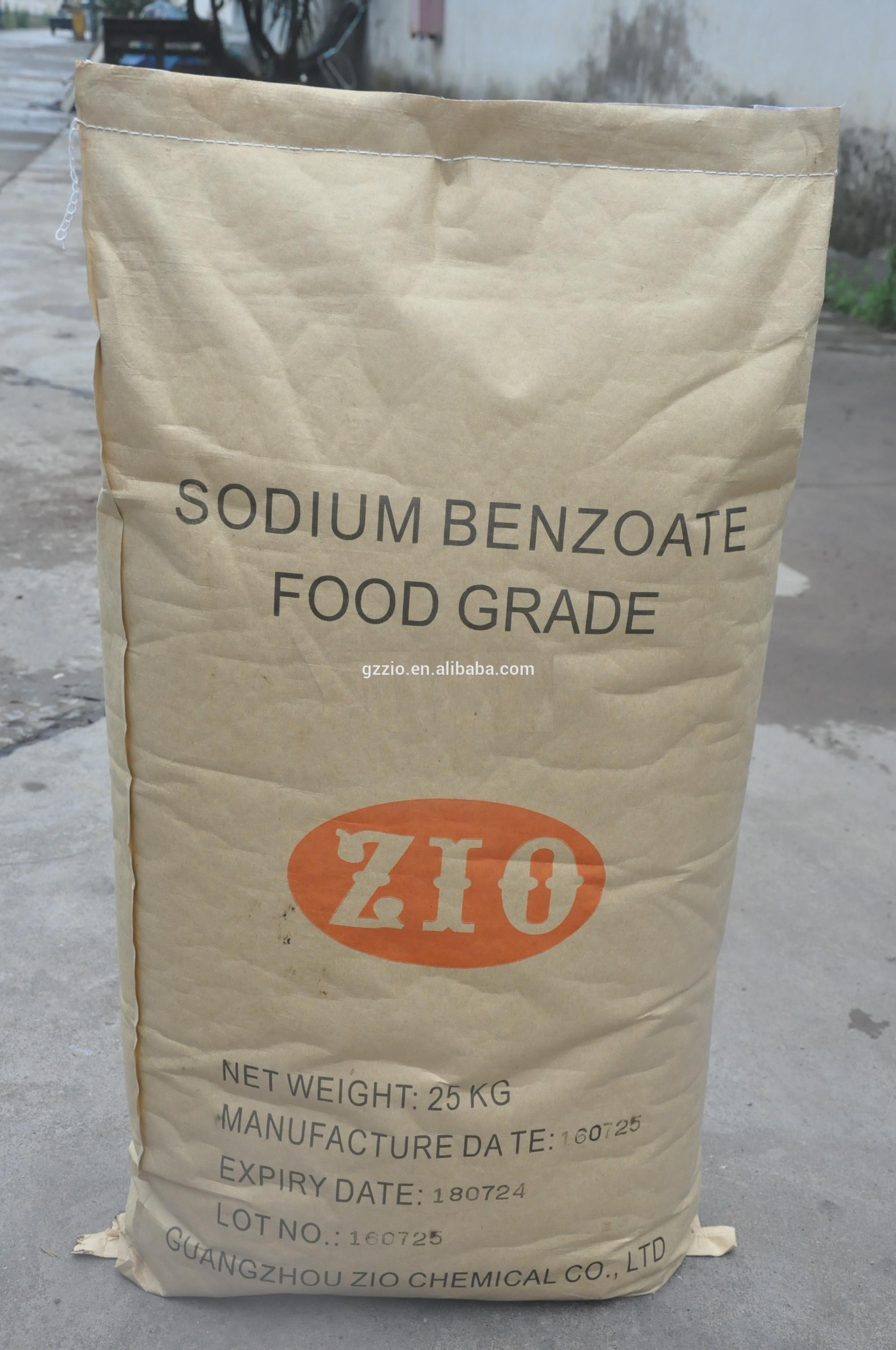 Guangzhou supplier granule sodium benzoate benzoic acid uses for sale