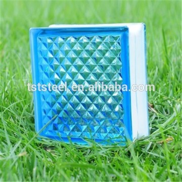 high quality gemel glass brick patterned glass block