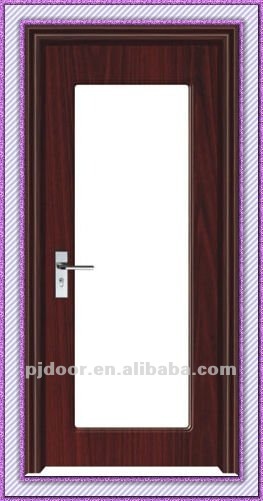 pvc home door design with glass