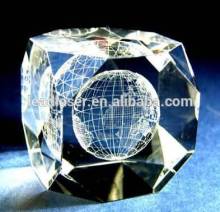 3D photo crystal glass cube