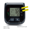 ISO approved wrist digital  blood pressure monitor