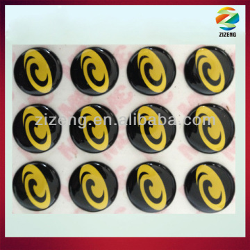 custom crystal clear epoxy stickers