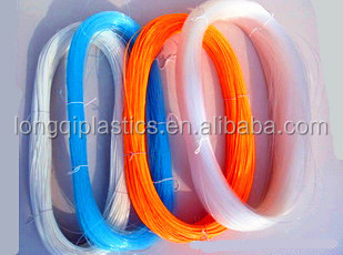 100% Synthetic Plastic materials PP filament pe monofilament yarn for rope ,mesh ,filter