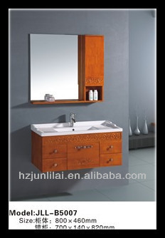 oak bathroom wash basin cabinet wooden bathroom cabinet classic bathroom cabinet