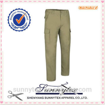 Mens 100% Cotton Work Wear Trousers