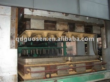 Compressed sawdust pallet production line