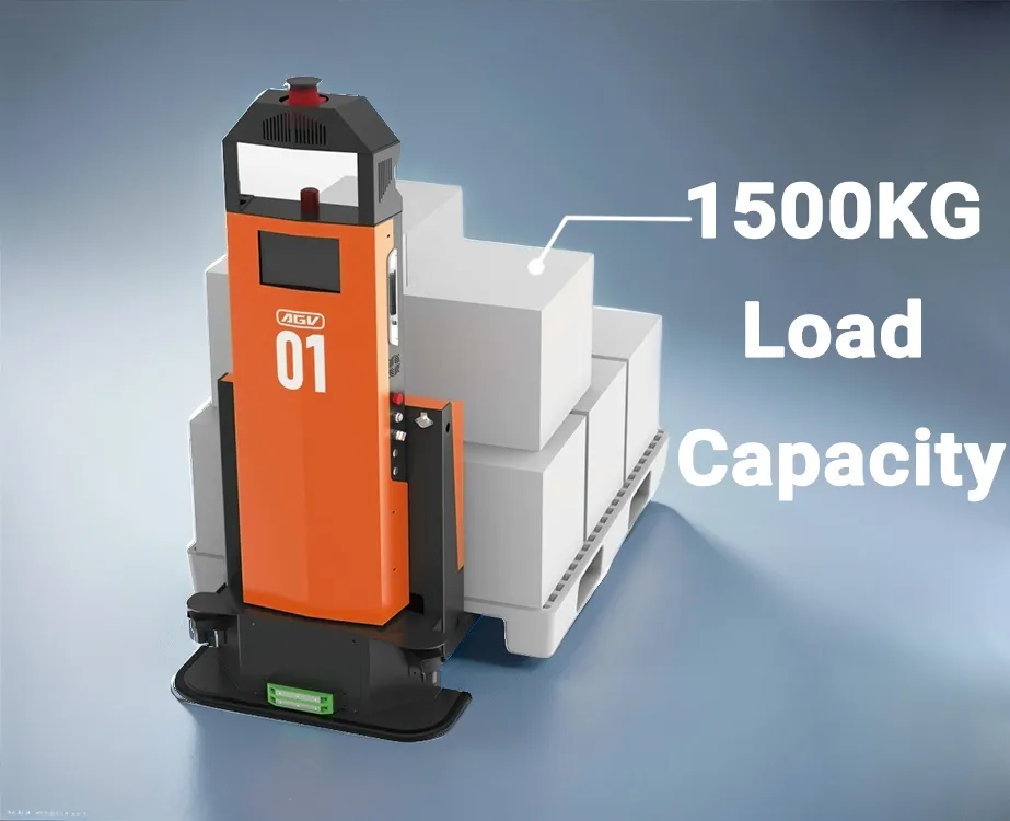 Tzbot 1500kg Load Autonomous Mobile Robot Material Handling Equipment Forklift Agv