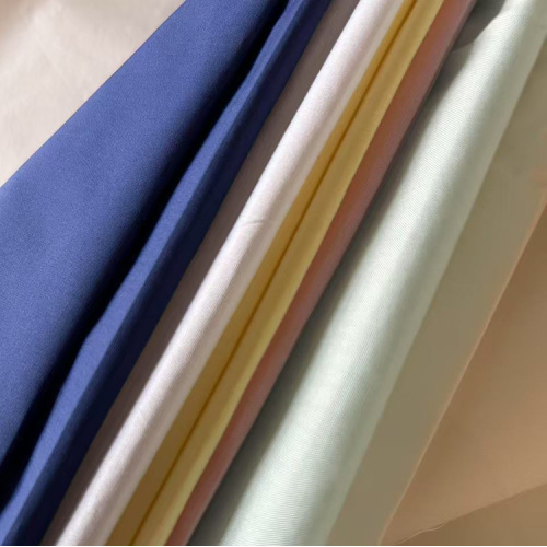 Tecido de poplin tingido tingido branco 45x45 133x72 GSM115