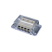 High Quality Car Audio Vedio Power 1x4GA in 2xGA out Distribution Blocks