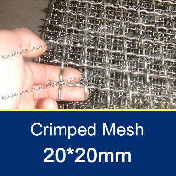 10x10mm/2mm Double Crimp Wire Mesh