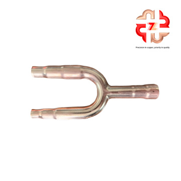 Central air conditioning copper branch pipes