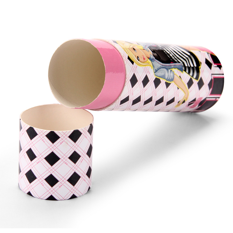 Round Tube Lady Girls Underwear Box