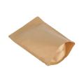 Doypack de papel kraft marrom para alimentos