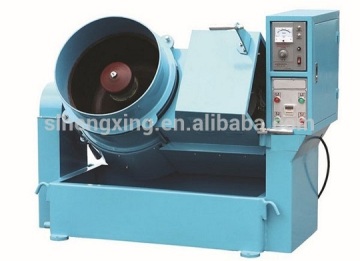 Centrifugal disc surface polishing machine