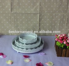 White Cake Cupcake Plate