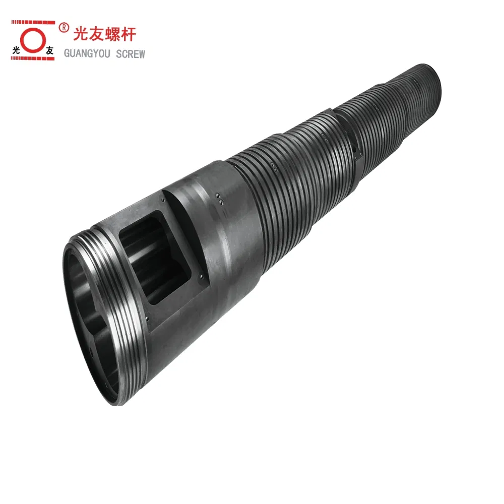 Nitriding ibabaw conical twin plastic bariles para sa profile extrusion