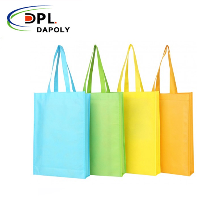 Supermarket Foldable Shopping Bag PP Woven Fabric Reusable Bag