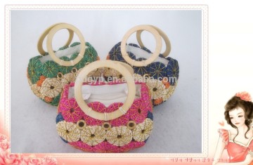 2016 lovely Eco-friendly corn husk handbag