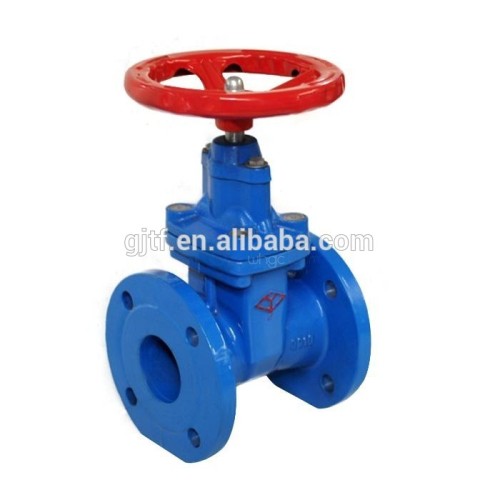 cast iron body non-rising stem resilient soft seated gate valve