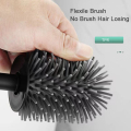 flexible silicone toilet brush