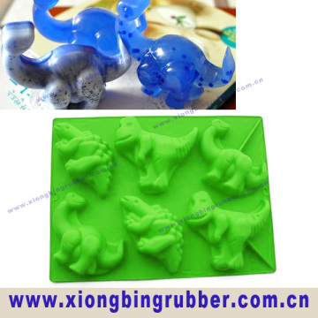 Funny shape silicone cake mould