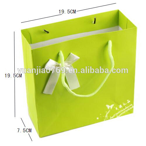 alibaba express fashion cloth bag with sation ribbon