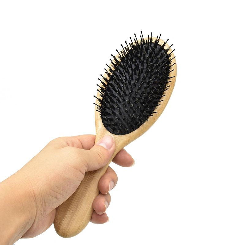 Environmentally Friendly Bamboo Wood Handle Hair Brush Comb