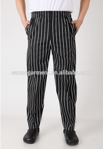 polyester cotton uniform chef pants