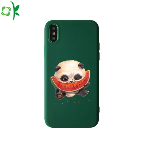 Venta caliente de la cubierta del teléfono del silicón de Panda unisex