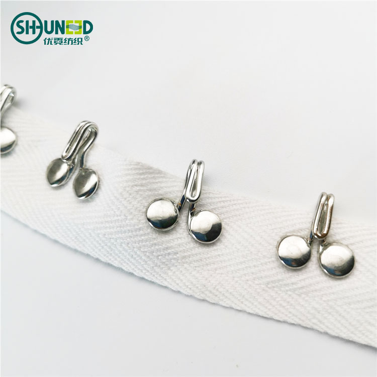 High quality garment accessories coat hook and eye tape