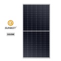 Panel solar mono 550W para sistema de energía doméstico