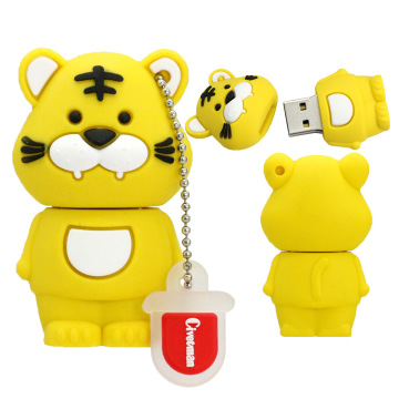 Unidad flash USB con forma de diseño animal