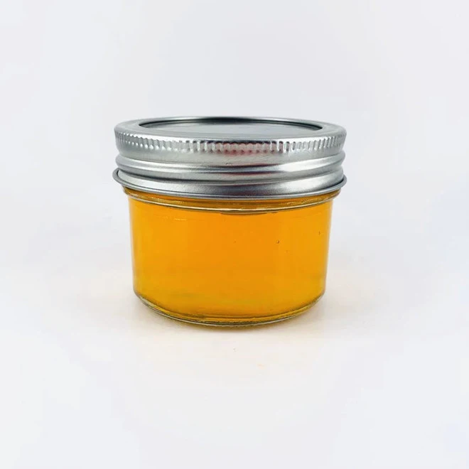 4oz 125ml Clear Jam Baby Food Grade Caviar Cake Dessert Glass Jar Container with Lid