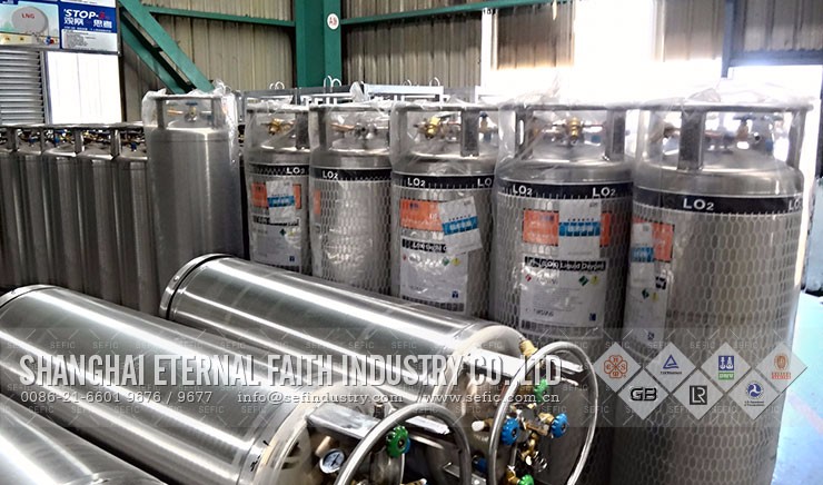 liquid oxygen nitrogen argon CO2 tank dewar All kind of size 175L 210L