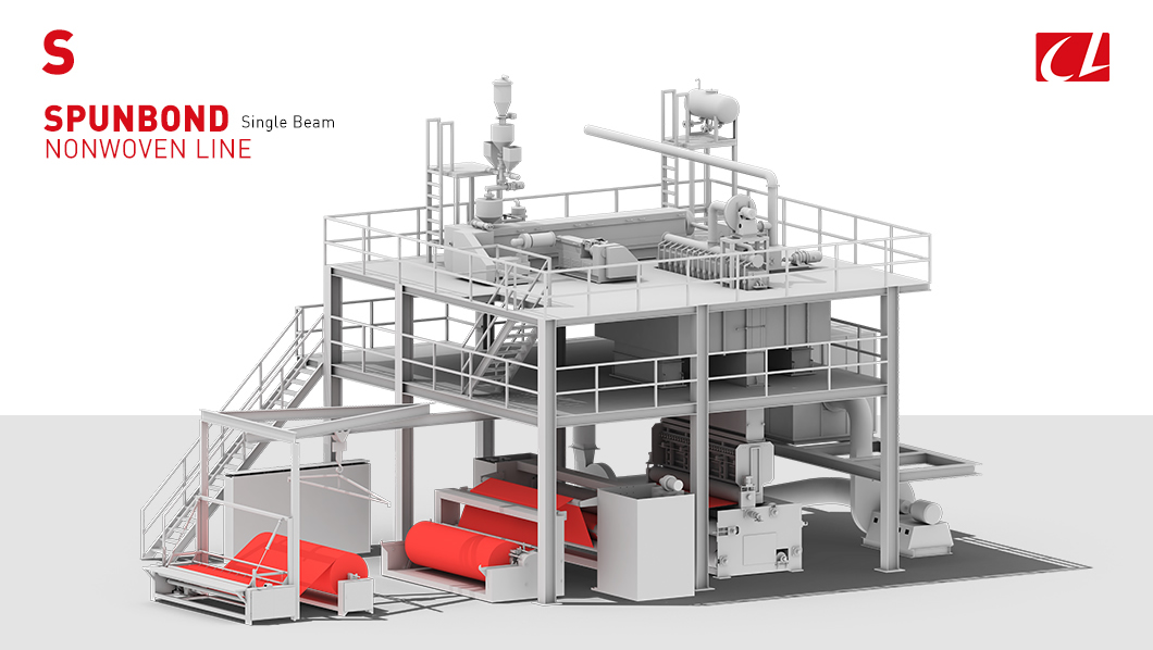 CLNONWOVEN PP Spunbond Non Woven Fabric Making Machine Spunbonded Nonwoven Production Line for Sale