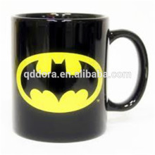 Black ceramic wholesale shaving mugs