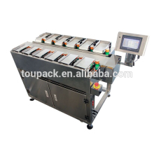 multihead combination weigher for ginger