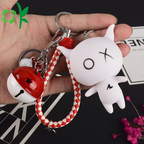 Andox Box Keyring Porte-clé en silicone personnalisé en plastique