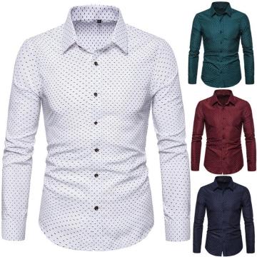 Men's Polka Dot Shirt Wholesale Custom