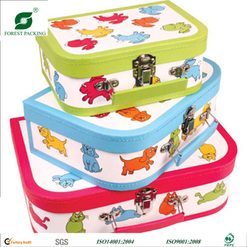 CUTE PAPER NESTING SUITCASE GIFT BOX