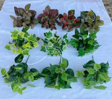 Hot Sale Artificial Foliage Plant - 5 Branches Foliage Bush for Sale